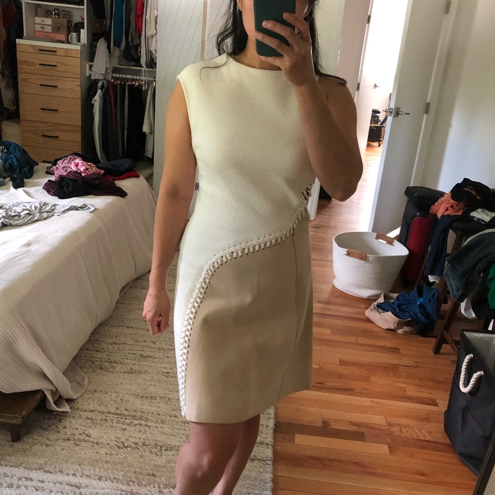 Phillip Lim Leather and Cotton dress